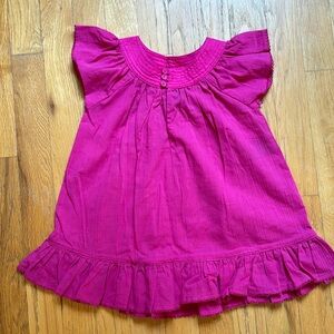 Ralph Lauren girls 18mo hot pink cotton dress, NWOT
